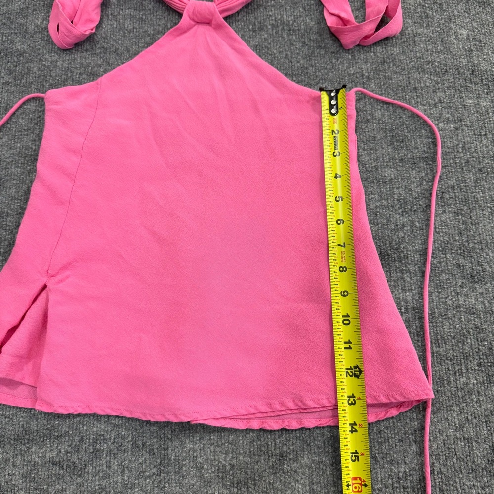 Babyboo Kamilla Mini Dress Pink Halter Cutout 3 Ties Sz XS Vibrant Summer Party - Picture 9 of 9